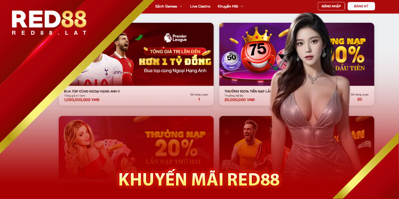 Khuyến Mãi Đặc Sắc Mà Red88 Dành Tặng Cho Hội Viên